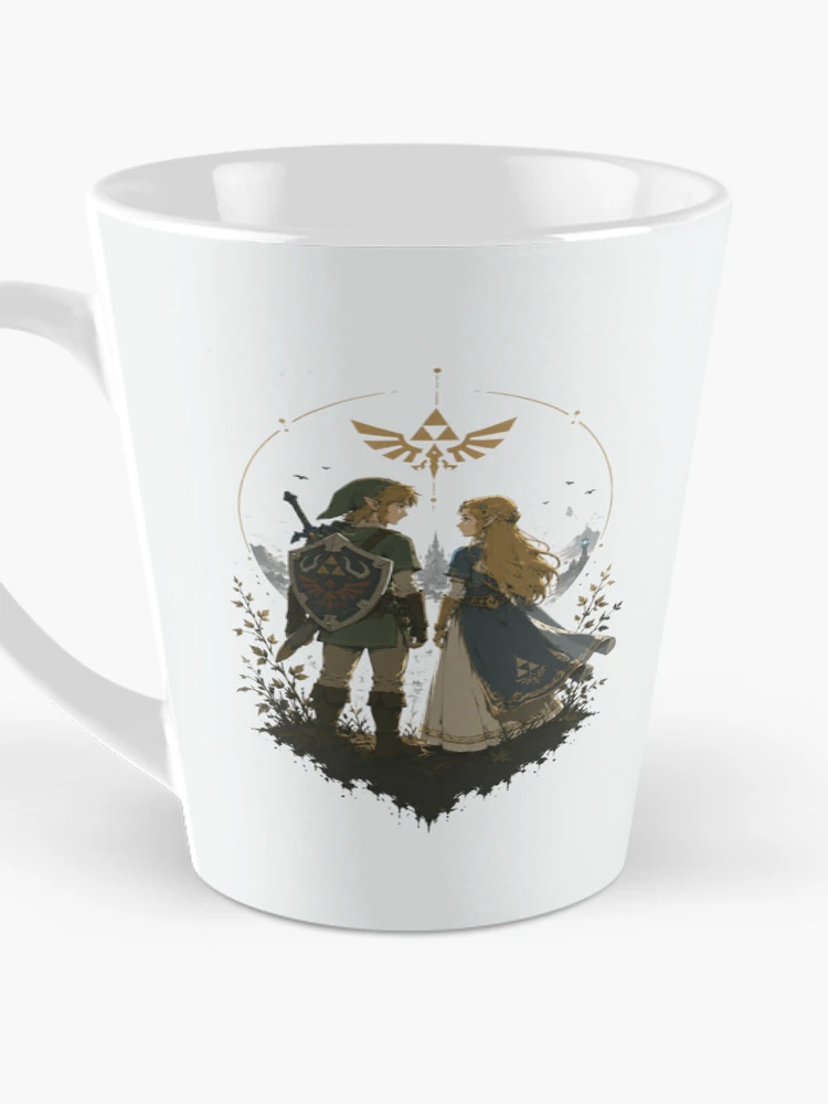 Thumbnail 3 of 4, Coffee Mug, Link & Zelda designed and sold by Delmu16.