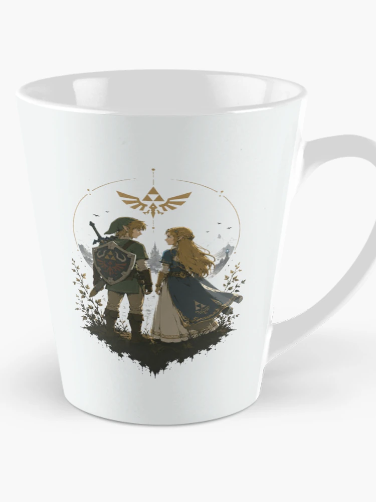 Thumbnail 1 of 4, Coffee Mug, Link & Zelda designed and sold by Delmu16.