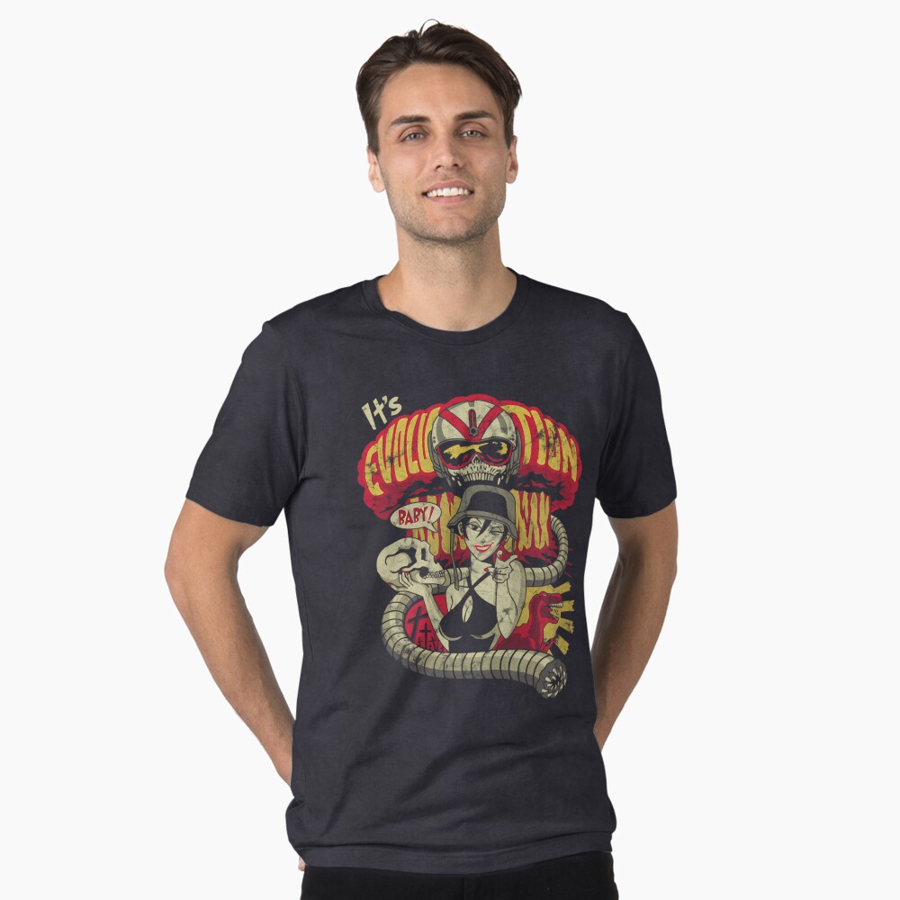 Aperçu de l'œuvre T-shirt délavé vintage créée et vendue par CasePhonedesign.