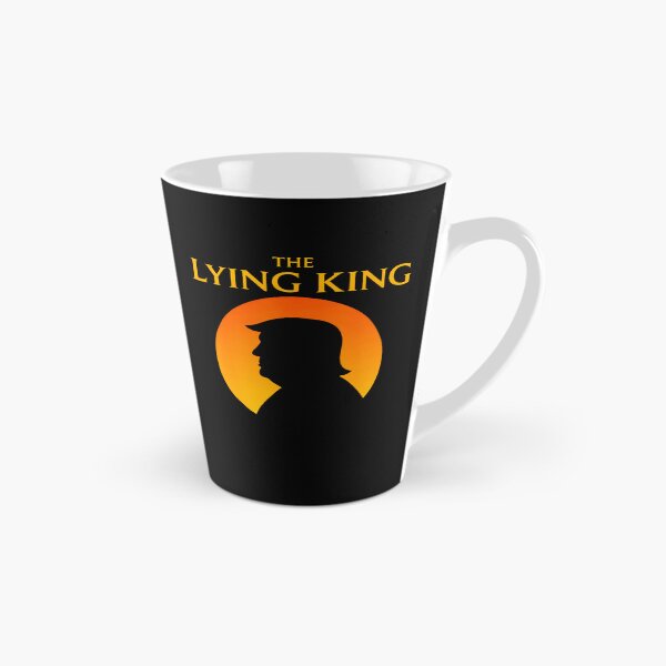 Artikelvorschau, Der lügende König – Politische Satire, Typografie-Grafik entworfen und verkauft von JamesCrArt.