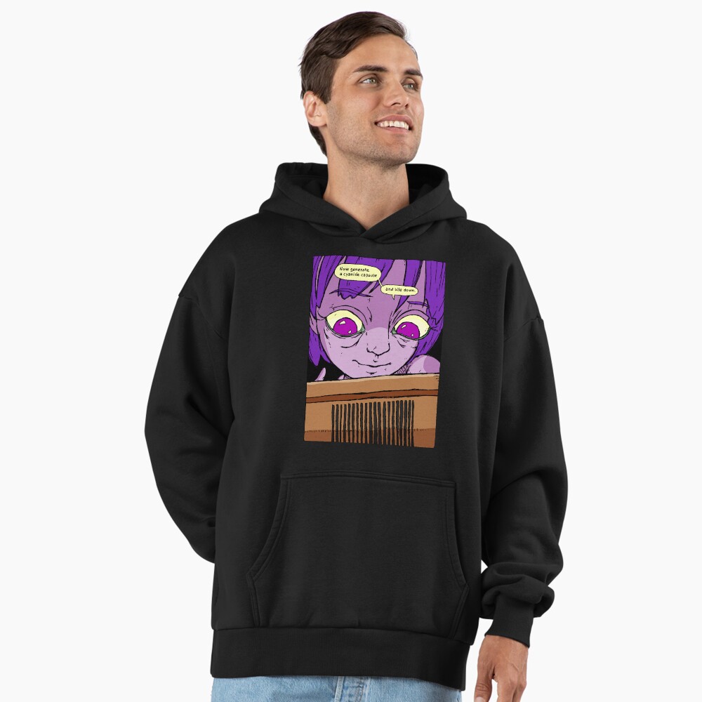 Vista previa del artículo con la obra «Sudadera con capucha oversize prémium», diseñado y vendido por analognowhere.