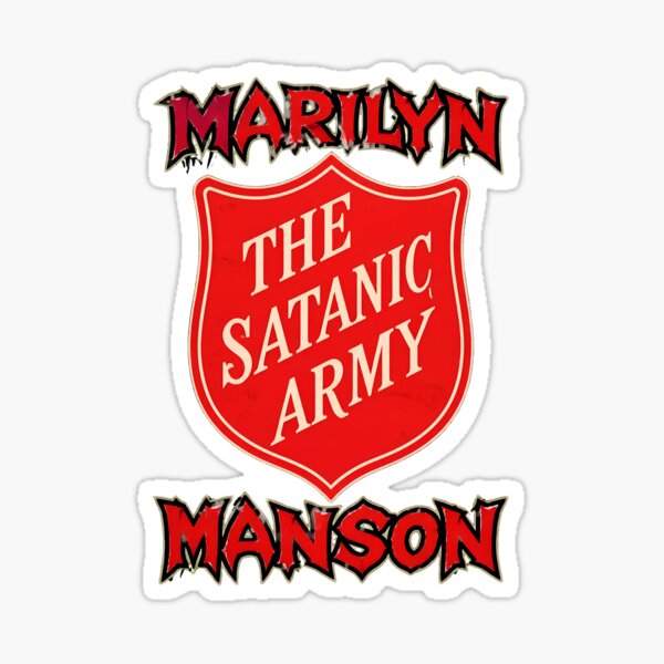 Aperçu de l'œuvre Marilyn Manson le Satanique créée et vendue par HeavHeadDsgn.