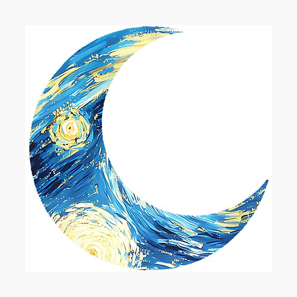 Aperçu de l'œuvre Lune étoilée créée et vendue par Shiraeuter.
