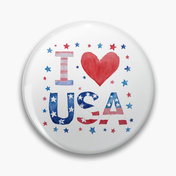 Artikelvorschau, Ich liebe die USA entworfen und verkauft von PamLeeDesign.