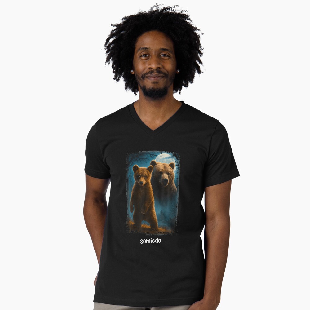 Aperçu de l'œuvre T-shirt col V créée et vendue par JamesCrArt.