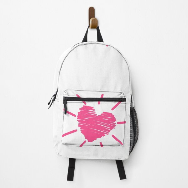 Item preview, Glowing Radiant Pink Scribble Heart Burst Doodle Illustration designed and sold by SomiMotion.