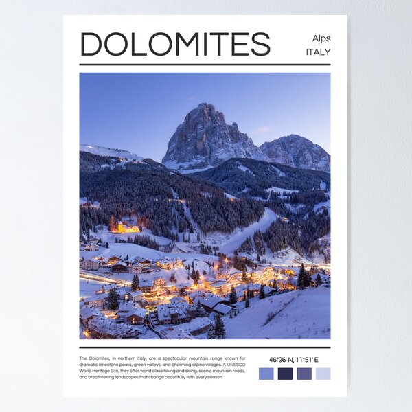 Artikelvorschau, Dolomiten - Italien entworfen und verkauft von StudioRedKoala.