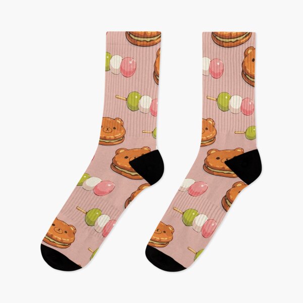 Item preview, Cute Bear Sweets and Dango Japanese Food Pattern 4 designed and sold by SimplePoDesign.