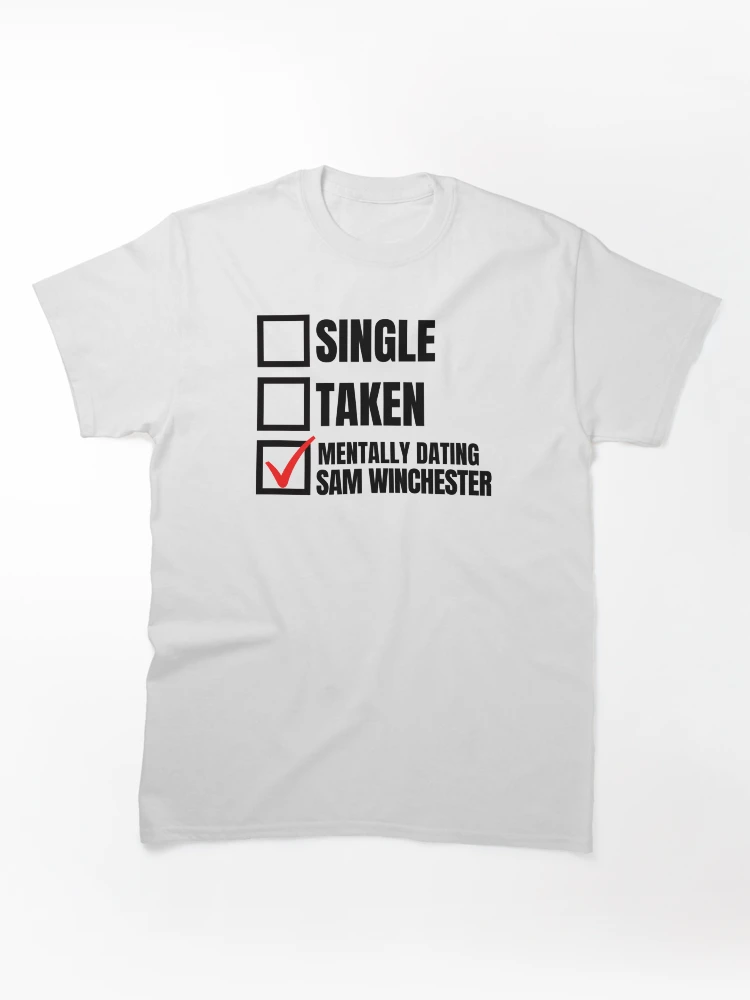 Thumbnail 1 von 7, Classic T-Shirt, Supernatural - Geistige Verabredung mit Sam Winchester designt und verkauft von humnoo.