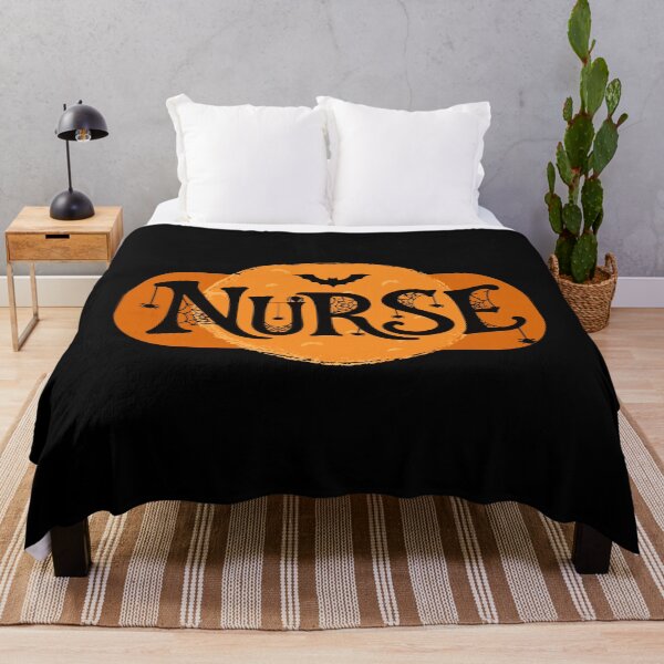 Item preview, NURSE HALLOWEEN pumpkin backdrop designed and sold by YNELENT.