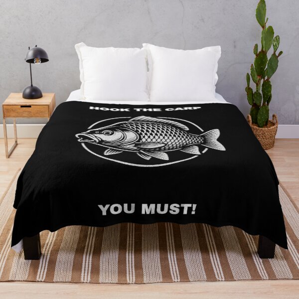 Item preview, Hook The Carp You Must - Funny Galactic Fishing Quote designed and sold by GeekAnglerStore.