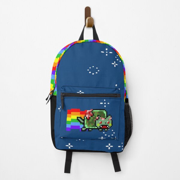 Aperçu de l'œuvre Pixel art de Nyan Cat zombie, esthétique rétro internet Y2K créée et vendue par TrxshWear.