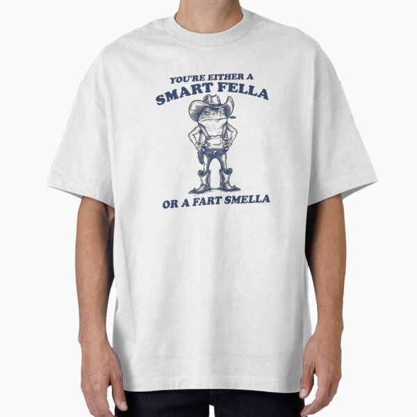 Artikelvorschau, Bist du ein schlauer Kerl oder eine Furz-Geruchs-T-Shirt? Vintage-Style-Shirt, lustiges Retro-Frosch-Shirt, Frosch-Meme entworfen und verkauft von DheninStudio.