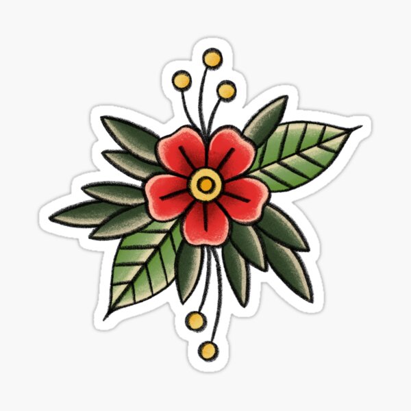 Item preview, Flor roja designed and sold by emuw.
