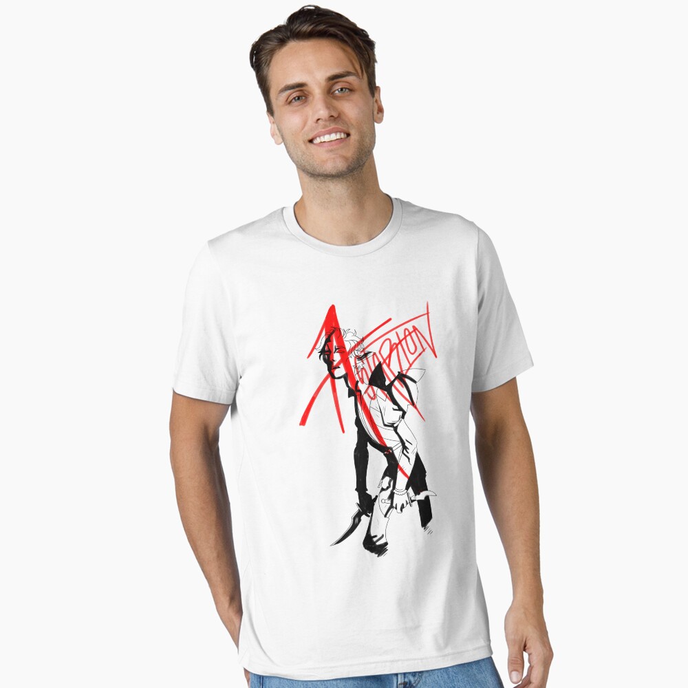 Vista previa del artículo con la obra «Camiseta esencial», diseñado y vendido por artapocalae.