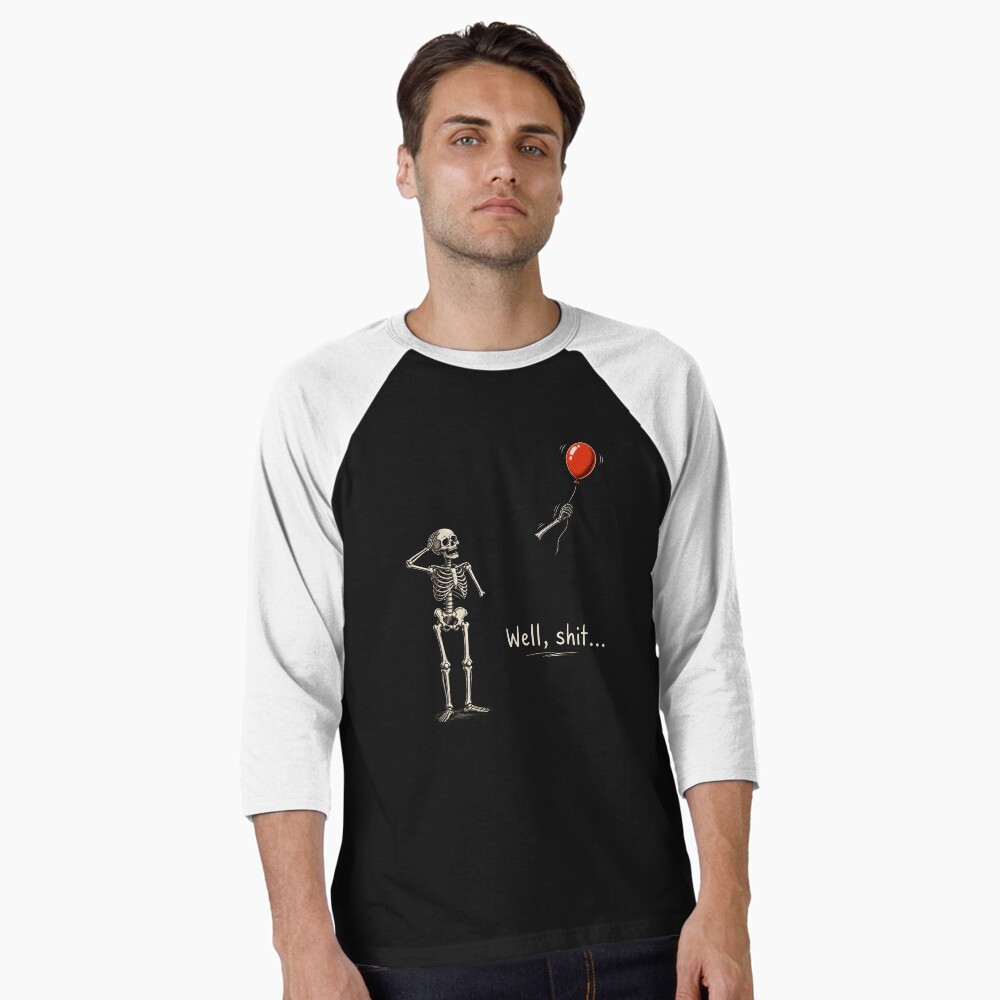 Aperçu de l'œuvre T-shirt baseball manches ¾ créée et vendue par Kladhadredo.