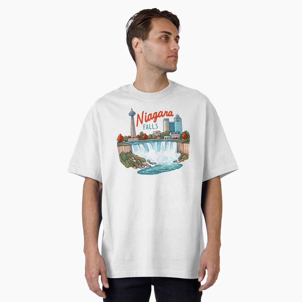 Aperçu de l'œuvre T-shirt oversize créée et vendue par HowToCanadian.