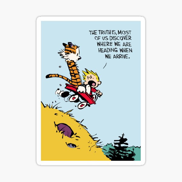 Artikelvorschau, Calvin und Hobbes entworfen und verkauft von Nikita Abakumov.