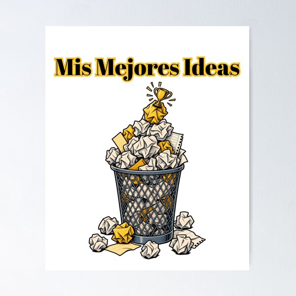 Item preview, Mis Mejores Ideas - Camiseta Escritor Gracioso - Regalo Escritor - Humor Escritura designed and sold by ImaginariaEstudioShop.