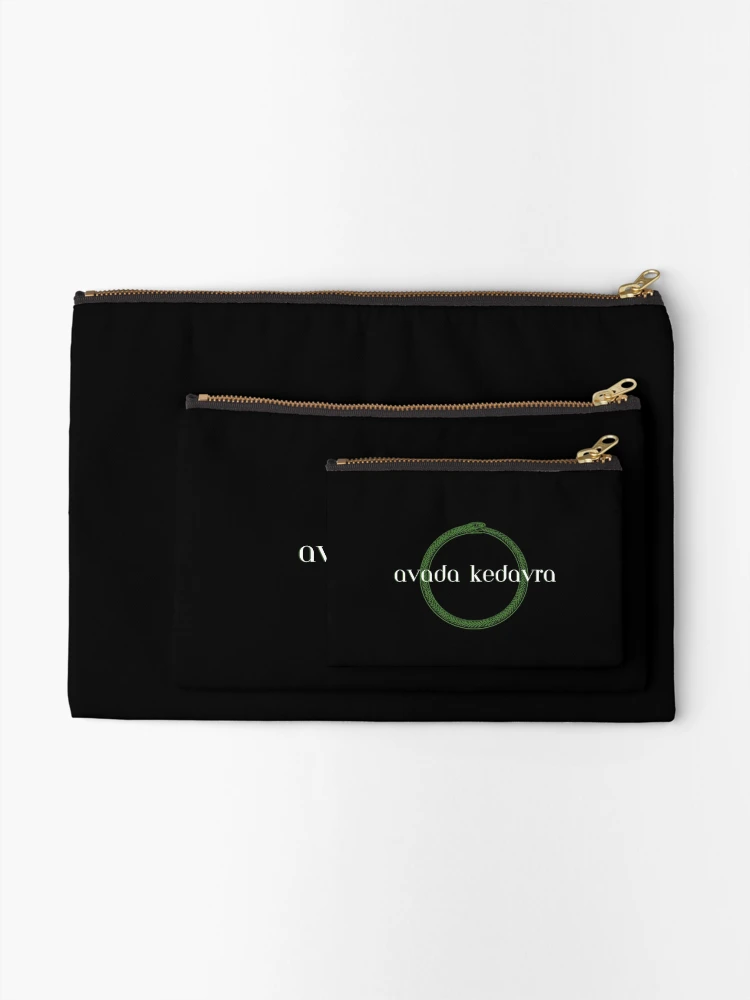 Thumbnail 2 of 4, Zipper Pouch, AVADA KEDAVRA designed and sold by thelastseat.