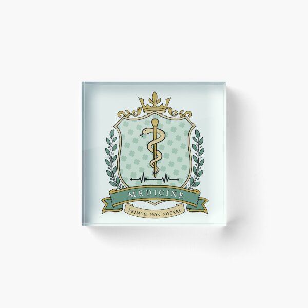 Item preview, Escudo de Medicina - Escudo de Armas de la Ciencia designed and sold by MicroMarket.