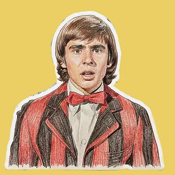 Artwork thumbnail, Davy Jones Of The Monk-ees by MattBStickers