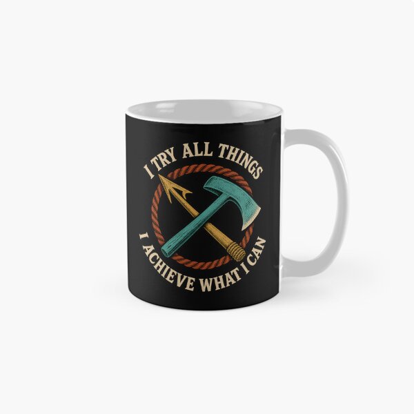 Item preview, I Try All Things Ahab Harpoon and Hammer Emblem designed and sold by Fenay Designs.