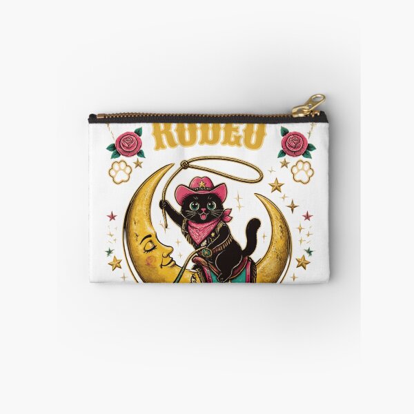 Artikelvorschau, Glückskatze Rodeo Mond entworfen und verkauft von Paw-and-Purr.