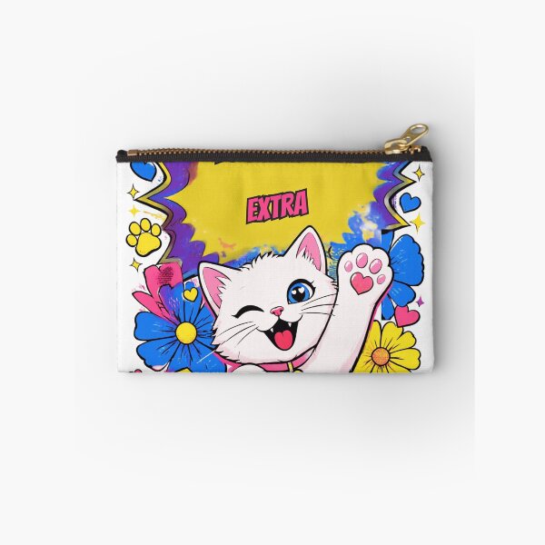 Artikelvorschau, Purrrfekt Extra Katze Popart entworfen und verkauft von Paw-and-Purr.