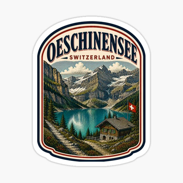 Artikelvorschau, Oeschinensee - Schweiz entworfen und verkauft von GoodOldVintage.