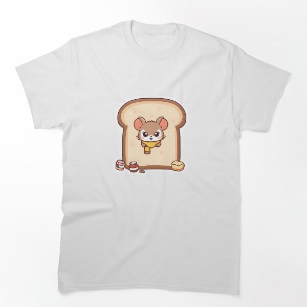 Aperçu de l'œuvre Souris chibi dans un toast créée et vendue par UnRealS.