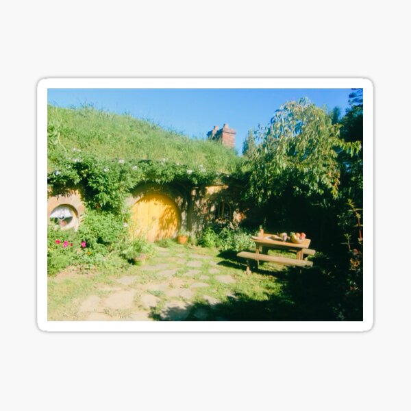 Aperçu de l'œuvre Journée d'été à Hobbiton - Matamata - Nouvelle-Zélande créée et vendue par Emilia Oxelheim.
