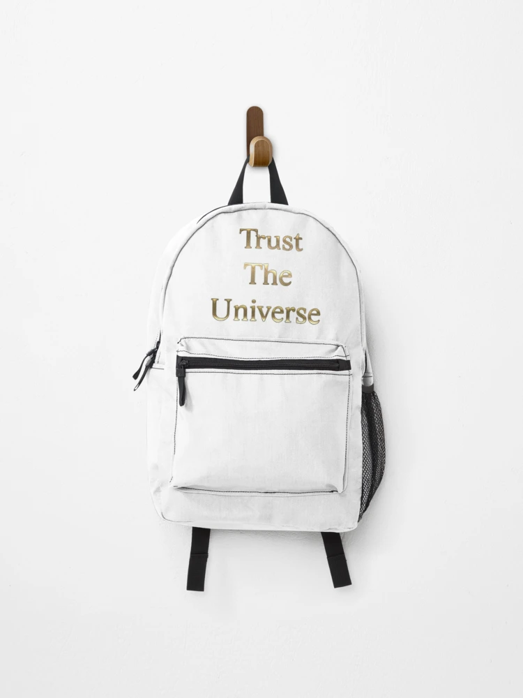 Thumbnail 1 of 3, Backpack, trust the universe designed and sold by Yeebus's Variety Store.