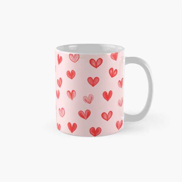Aperçu de l'œuvre Joli imprimé coeur rouge et rose créée et vendue par cgroenewald.