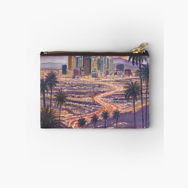 Item preview, El atardecer en Los Ángeles sobre las autopistas, Palms y el centro de la ciudad. designed and sold by artshop77.