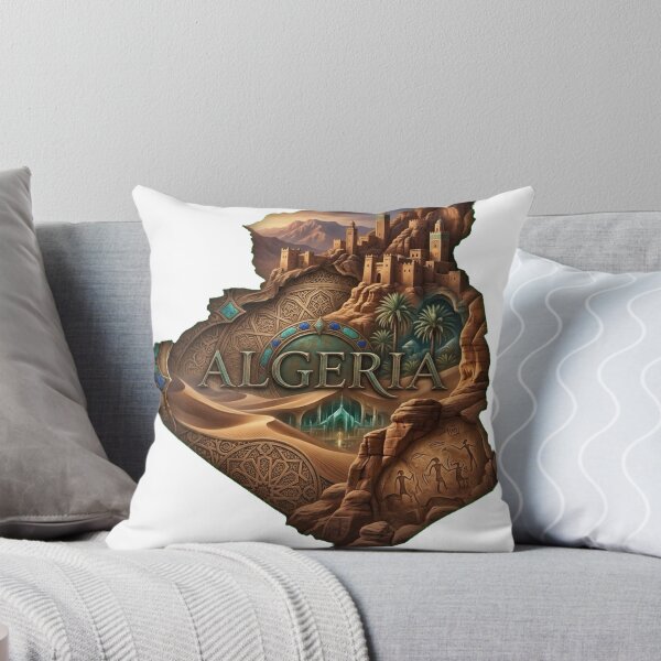 Item preview, Algeria Heritage Map designed and sold by M1-brand.