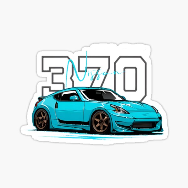 Aperçu de l'œuvre Nissan Fairlady Z bleue – Affiche artistique de voiture de sport rétro, muscle car japonaise classique | Le cadeau idéal pour vous et vos amis créée et vendue par RomArtiePR.