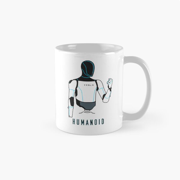 Item preview, "Humanoid" Tesla Optimus Robot | Minimalist Sci-Fi Tech T-Shirt designed and sold by Fan Art Station .