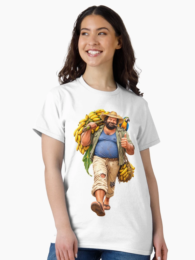 Aperçu 3 sur 7. T-shirt classique avec l'œuvre Banana Joe créée et vendue par The Art of Piet.