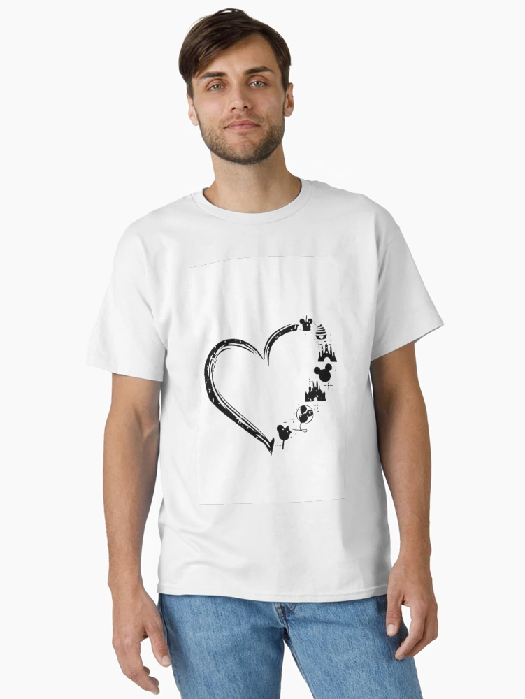 Thumbnail 2 of 7, Classic T-Shirt, Magical World Heart designed and sold by CAlShawamrah.