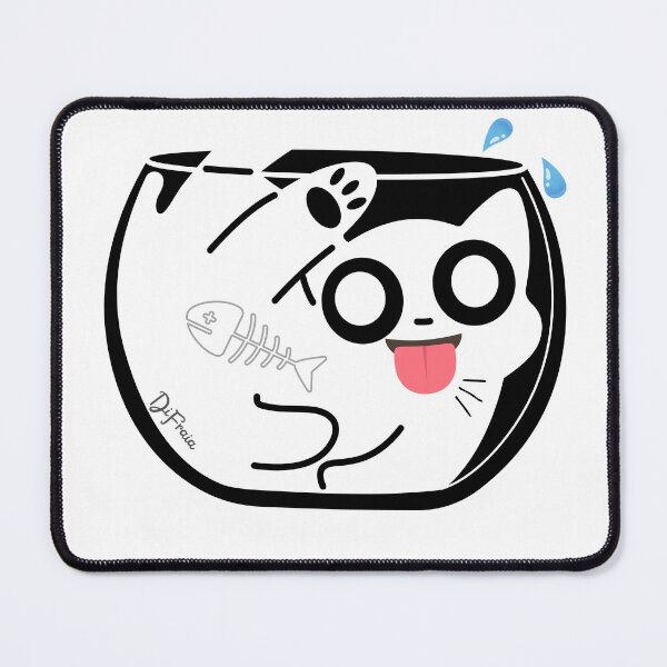 Item preview, Gato no Aquario & Peixe designed and sold by DiFraia Studio.