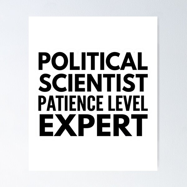 Item preview, Experto en nivel de paciencia de politólogo Cita divertida de graduación de ciencias políticas designed and sold by raedattia.