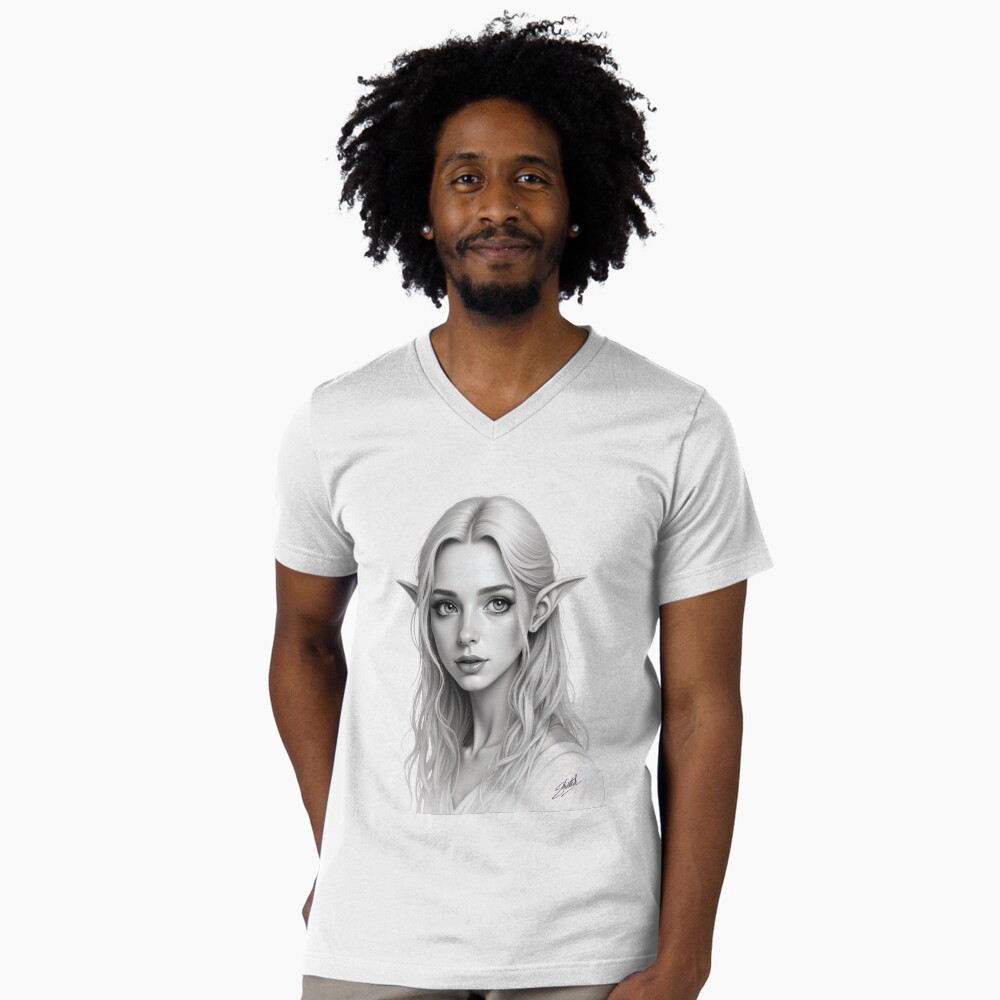 Item preview, V-Neck T-Shirt designed and sold by ShadeScapeArt.