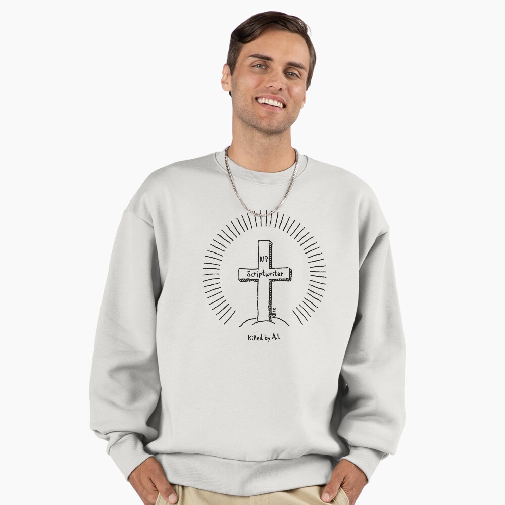 Vista previa del artículo con la obra «Sudadera oversize prémium», diseñado y vendido por MrFaulbaum.