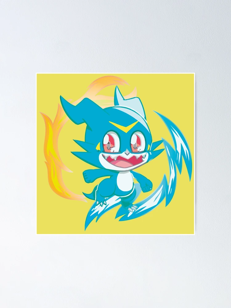 Thumbnail 1 of 3, Poster, Veemon Chibi A designed and sold by Vidard Corner.
