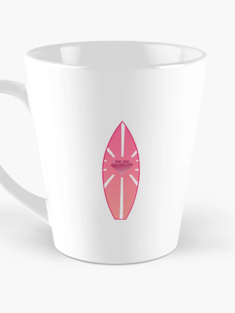 Thumbnail 3 of 4, Coffee Mug, Red Diamond Surfboard Geometric Design designed and sold by johnwattsmram.