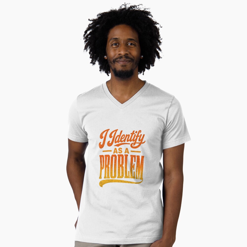 Vista previa del artículo con la obra «Camiseta de cuello en V», diseñado y vendido por ROUX-ART.