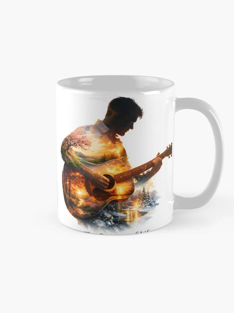 Imagen 3 de 6, Taza de café con la obra Seasons of Life, diseñada y vendida por WynsomeArt.