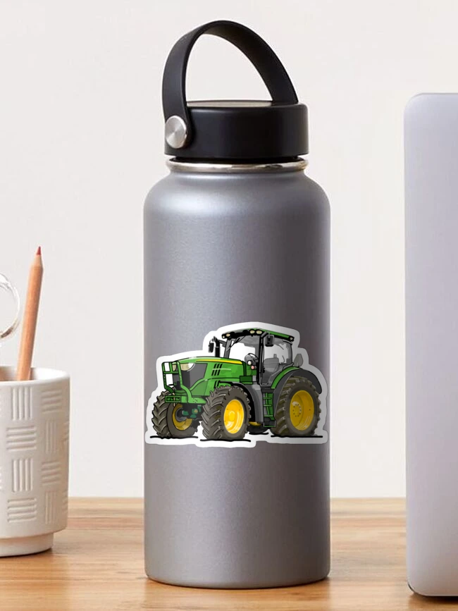 Thumbnail 1 of 3, Sticker, Tractor completely green designed and sold by Fingolfins Welt.
