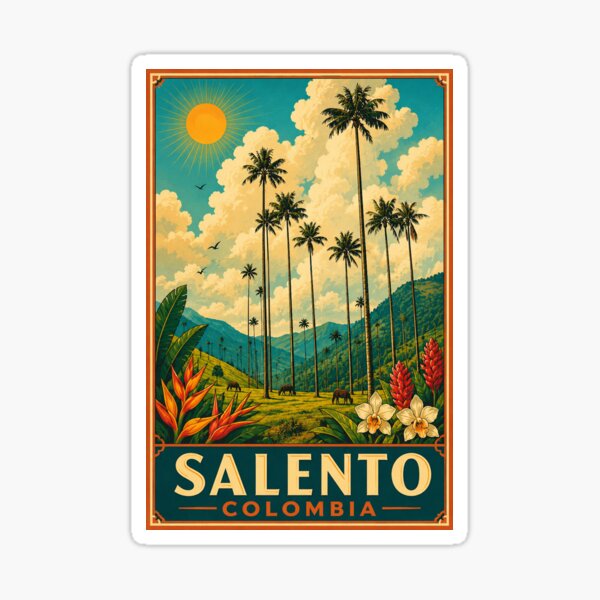 Aperçu de l'œuvre Design inspiré par les voyages à Salento, en Colombie créée et vendue par Andiamo-Amigos.